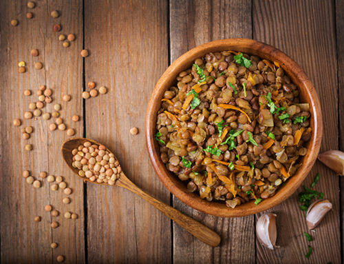 Lentils with carrots