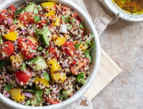 Tabulé de bulgur y quinoa