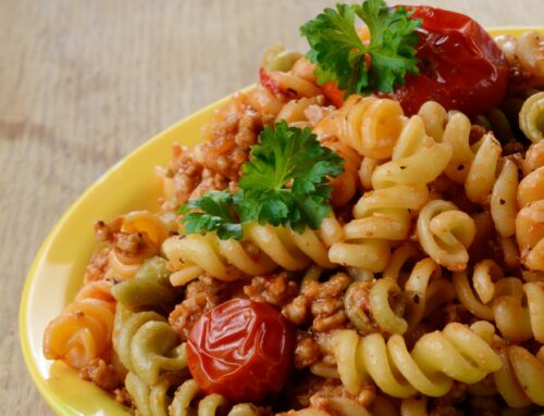 Fusilli façon basquaise