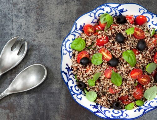 Quinoa tomates et olives