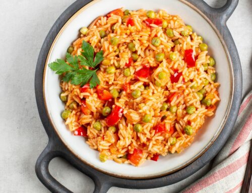 Djuvec style rice – tomatoes and vegetables